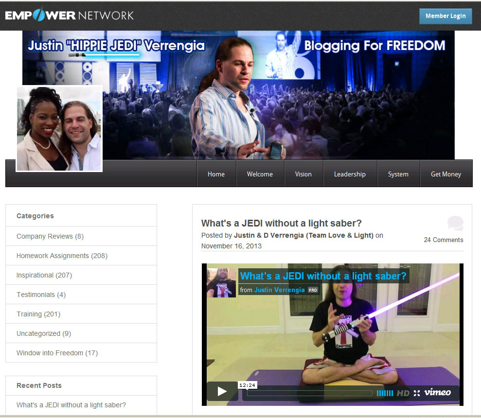 Empower Network Blog von Justin Verrengia